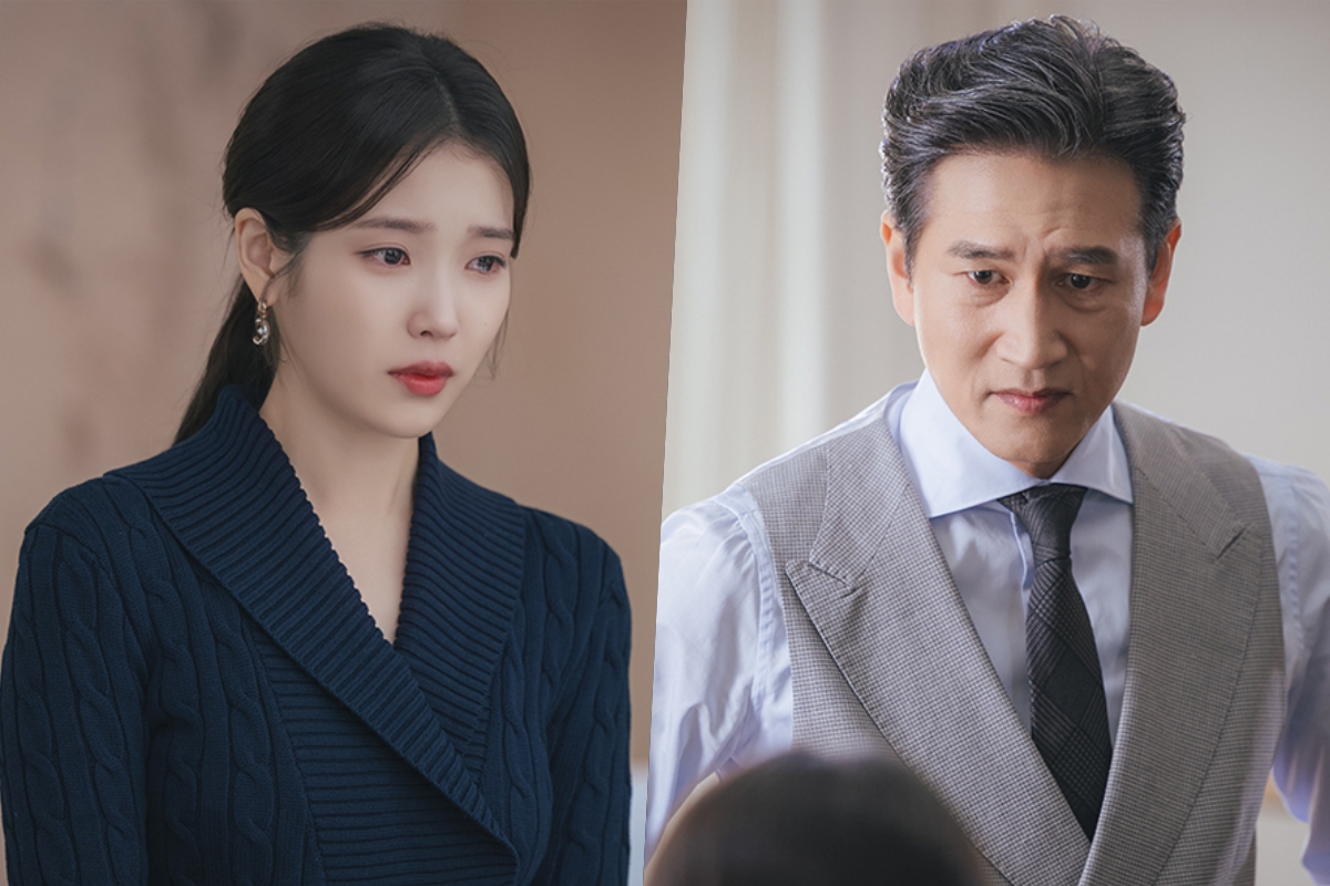 آيو (IU) تركع أمام والدها لأجل بيون وو سيوك في 'Perfect Crown'