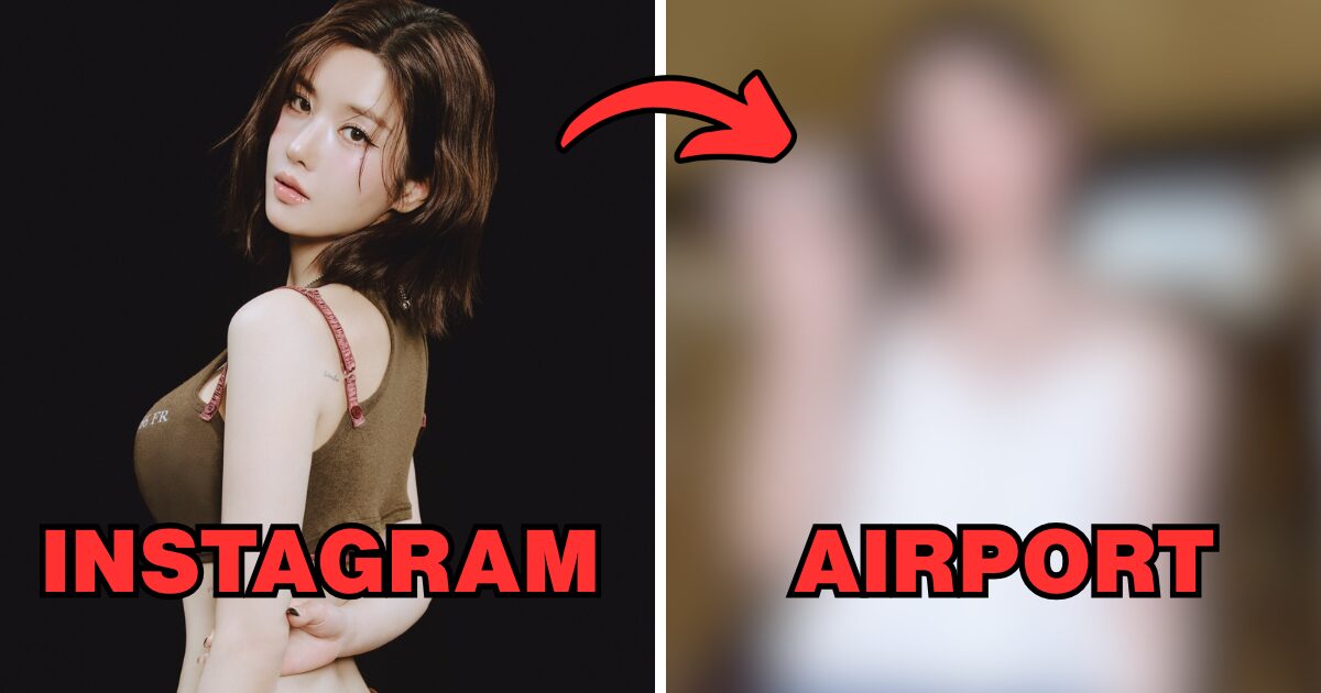 صور كوون إيون بي (Kwon Eunbi) في المطار تكشف مقاييس جسدها وتشعل الجدل بين المعجبين