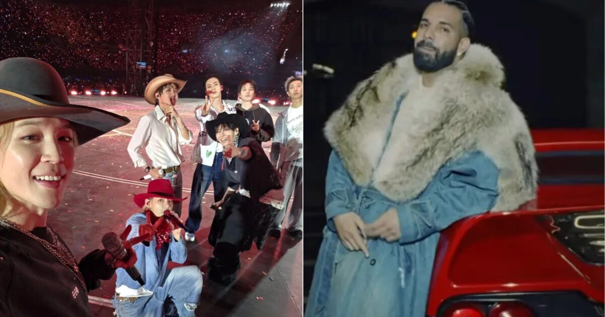 نجم الهيب هوب العالمي دريك يُشيد بفرقة BTS في كلمات أغنيته الرسمية ويُثير ردود فعل واسعة